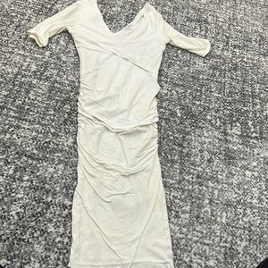 White standard James perse dress